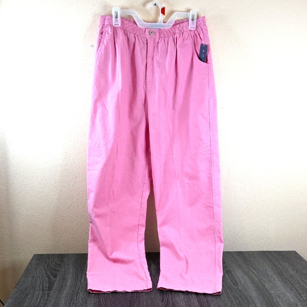 Koret PASSION pink Coral Coast Pants.Size 14 Missy Regular. 3 Pocket.